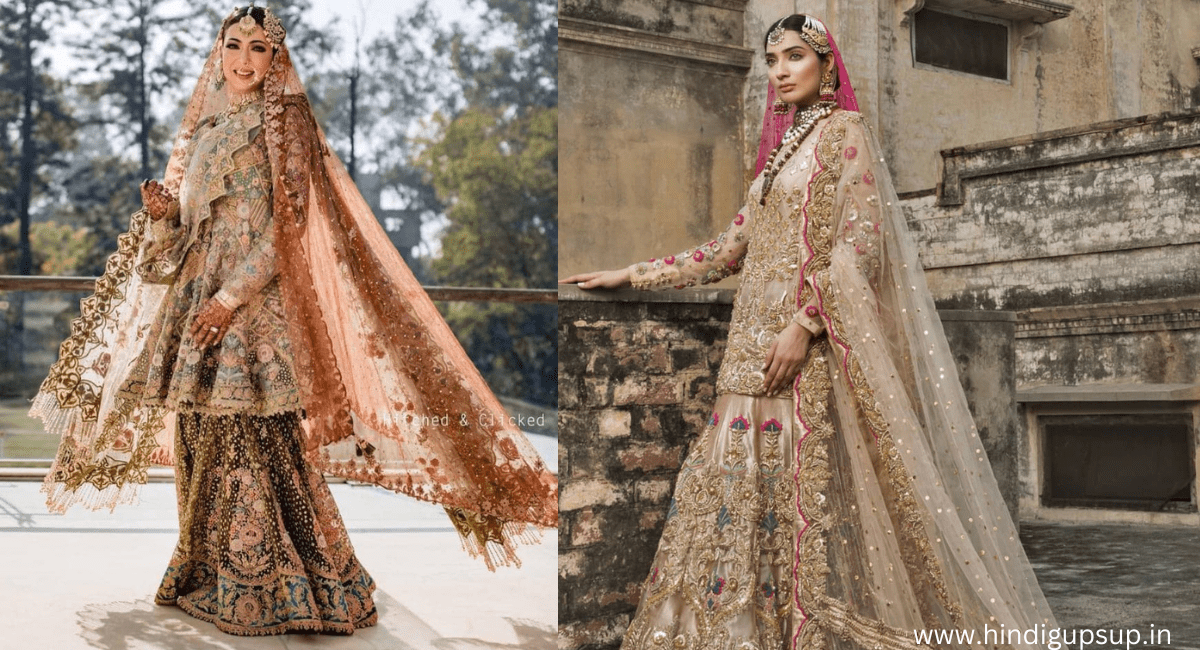 मुस्लिम ब्राइडल आउटफिट डिजाइन - 8 Muslim Wedding Dresses for Bride