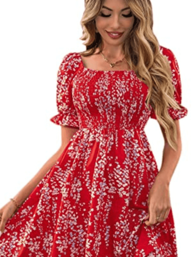 गर्मियों के लिए वेस्टर्न प्रिंटेड ड्रेस – Western Printed Dress for Girls