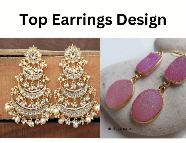 Indian Golden & Silver Jhumka Earrings - J.S Jewellery Store PK