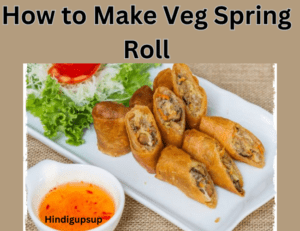 Read more about the article घर पर वेज स्प्रिंग रोल कैसे बनाएं – What is Veg Spring Roll