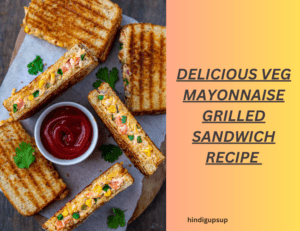 Read more about the article वेज मेयोनेज़ ग्रिल्ड सैंडविच कैसे बनाते है – delicious Veg Mayonnaise Grilled Sandwich Recipe