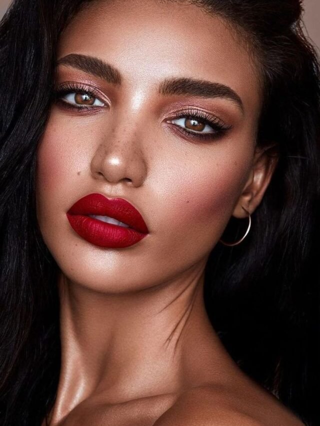 Bold Red Lips