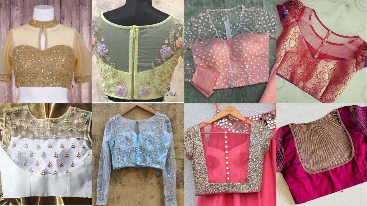 शादी के सीजन के लिए ट्रेंडी ब्लाउज बैक नेक डिजाइन - Trendy Blouse Back Design for Wedding Season