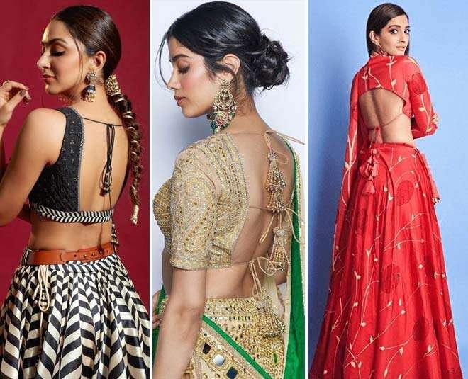 शादी के सीजन के लिए ट्रेंडी ब्लाउज बैक नेक डिजाइन - Trendy Blouse Back Design for Wedding Season