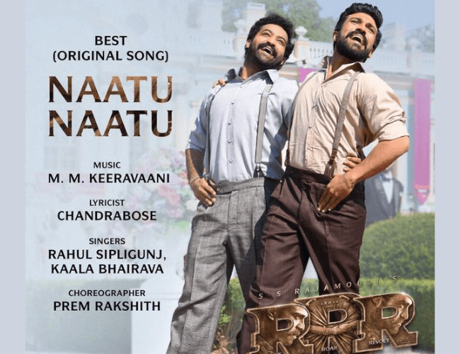 You are currently viewing RRR के नाटू नाटू को मिला ऑस्कर अवॉर्ड – Natu Natu Got Oscar Award